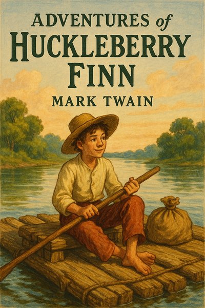 Adventures of Huckleberry Finn cover