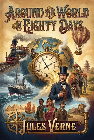 Around the World in Eighty Days cover